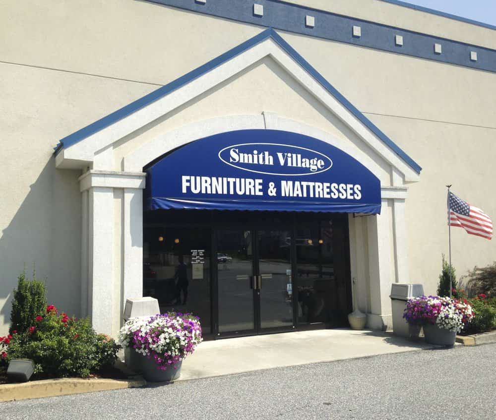 Smith Village Home Furnishings showroom exterior storefront in Jacobus, PA